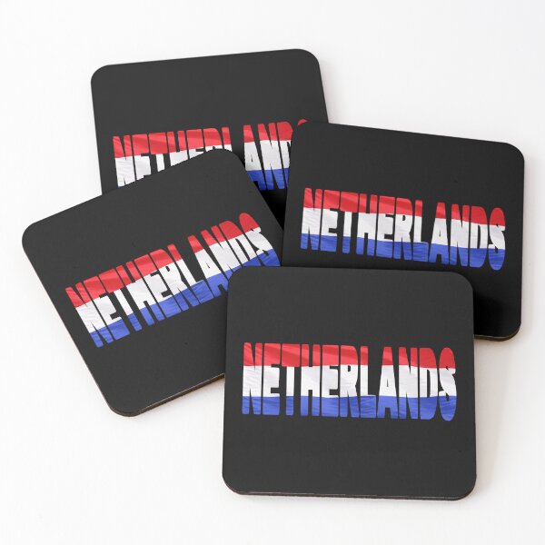 Item preview, NETHERLANDS - Flag Flying in Wind cut to Letters Souvenir Sticker Shirt designed and sold by Adam Gormley.
