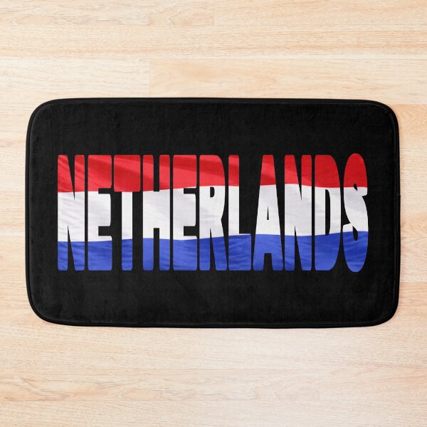 Item preview, NETHERLANDS - Flag Flying in Wind cut to Letters Souvenir Sticker Shirt designed and sold by Adam Gormley.