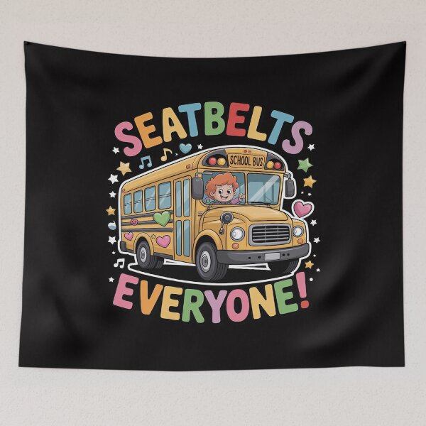 Item preview, Seatbelts Everyone Bus Driver designed and sold by teltvitossuilea.