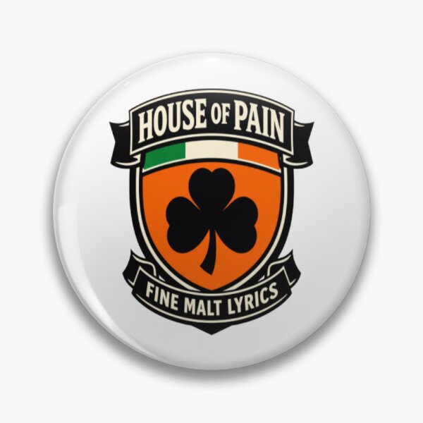 Item preview, House of Pain Fine Malt Lyrics Retro Irish Shamrock Crest designed and sold by LeighlaF45.