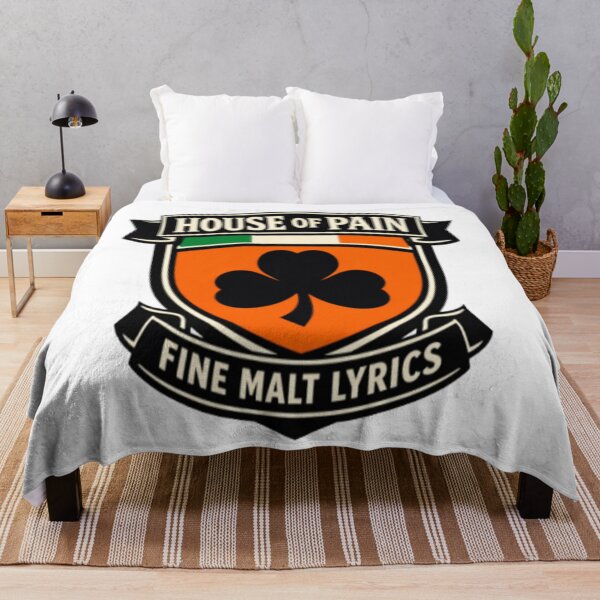Item preview, House of Pain Fine Malt Lyrics Retro Irish Shamrock Crest designed and sold by LeighlaF45.