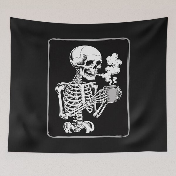 Item preview, Halloween Skeleton  Halloween Coffee Skull designed and sold by Rackaam.