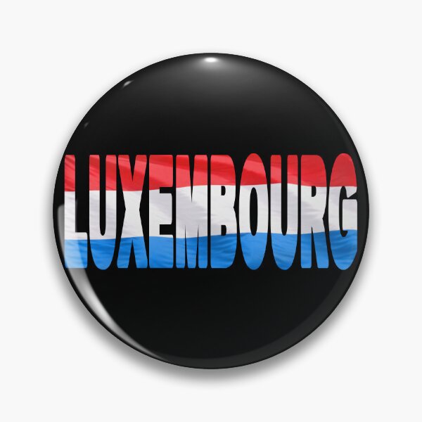Item preview, LUXEMBOURG - Flag Flying in Wind cut to Letters Souvenir Sticker Shirt designed and sold by Adam Gormley.