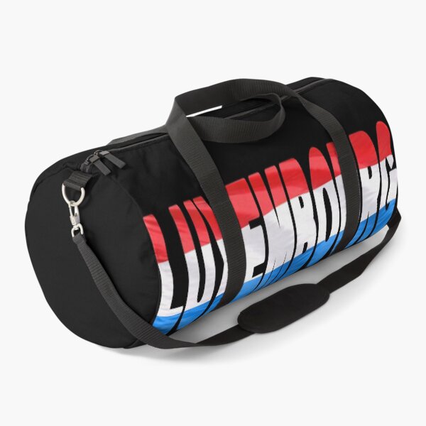 Item preview, LUXEMBOURG - Flag Flying in Wind cut to Letters Souvenir Sticker Shirt designed and sold by Adam Gormley.