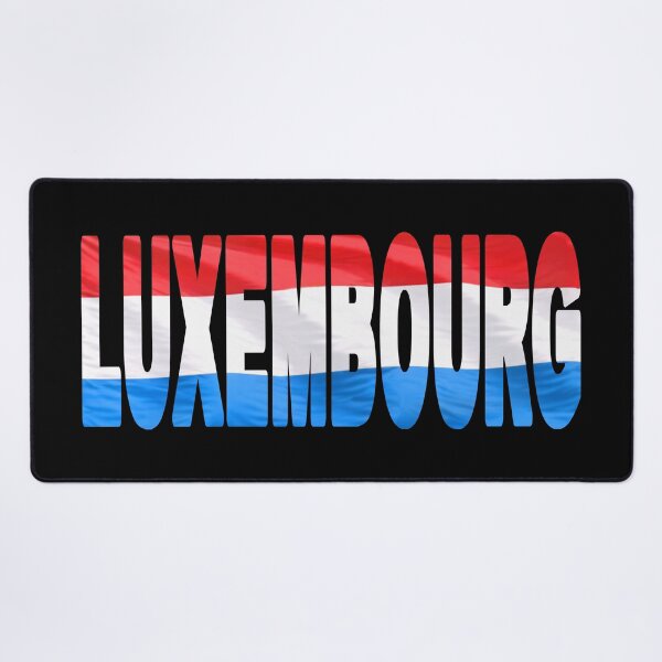 Item preview, LUXEMBOURG - Flag Flying in Wind cut to Letters Souvenir Sticker Shirt designed and sold by Adam Gormley.