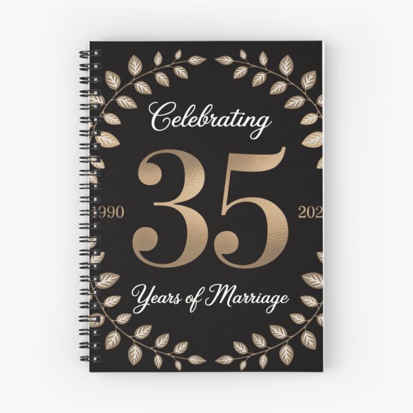 Item preview, Married 35 Years Of Marriage 1990 35th Wedding Couples designed and sold by chaeningplan.