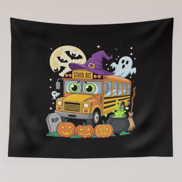 Item preview, School Bus Boys Girls Halloween Bus Driver designed and sold by chaeningplan.