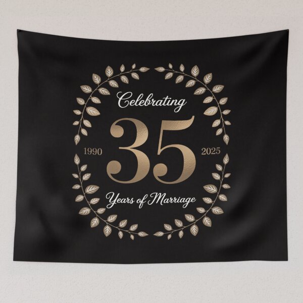 Item preview, Married 35 Years Of Marriage 1990 35th Wedding Couples designed and sold by chaeningplan.
