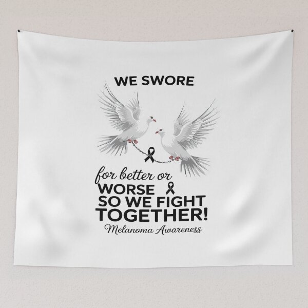 Item preview, Melanoma Skin Cancer Awareness Spouse Husband Wife Support  designed and sold by Rrettgison.
