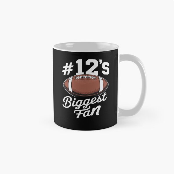 Item preview, Number 12 Biggest Fan Football Mom Supporter Son Cheer designed and sold by ProudForFunny.