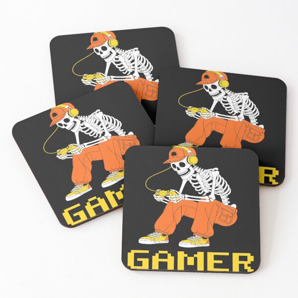 Item preview, Halloween Skeleton Gamer Video Gaming Funny Skeleton Gaming designed and sold by Rackaam.