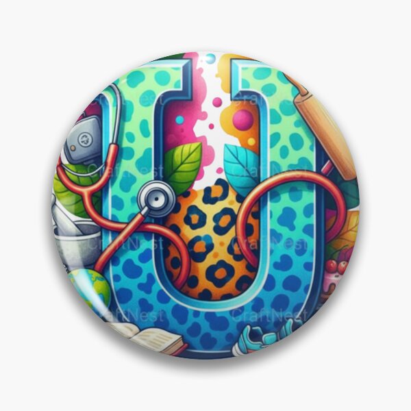 Item preview, Alphabet Fusion Art – Letter U (A–Z Collection) designed and sold by buycostarica.