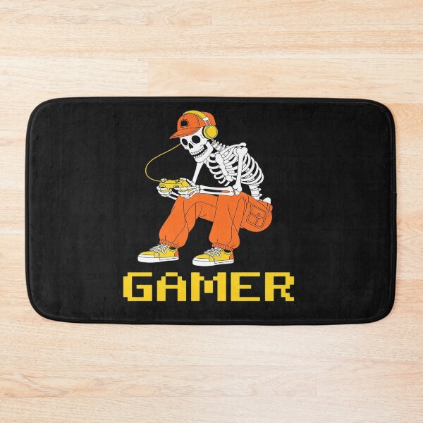 Item preview, Halloween Skeleton Gamer Video Gaming Funny Skeleton Gaming designed and sold by Rackaam.