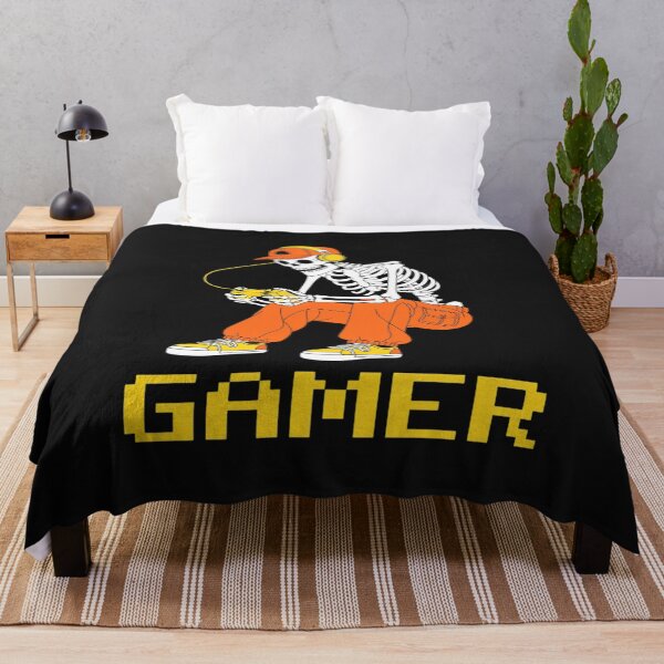Item preview, Halloween Skeleton Gamer Video Gaming Funny Skeleton Gaming designed and sold by Rackaam.