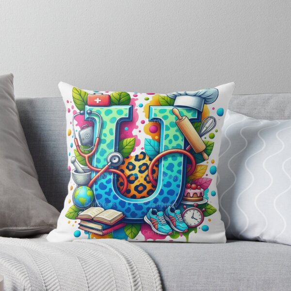 Item preview, Alphabet Fusion Art – Letter U (A–Z Collection) designed and sold by buycostarica.