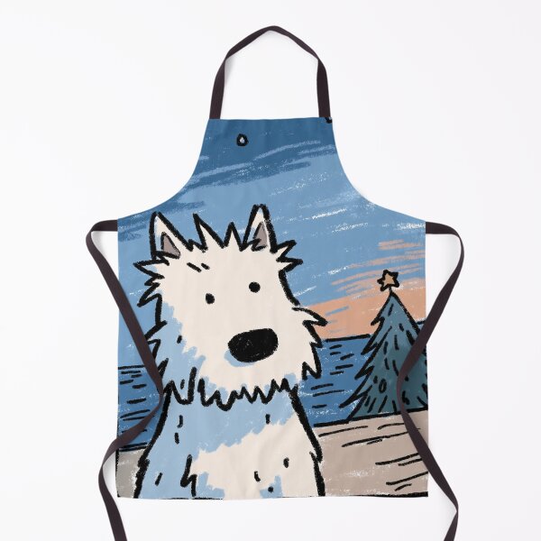 Item preview, Fluffy Puppy Under A Calm Night Sky designed and sold by PopsiclesArtStudio.