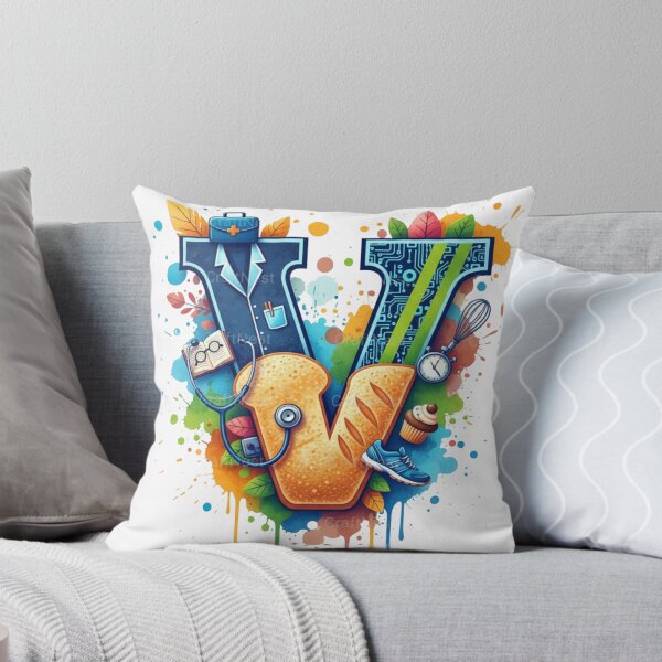 Item preview, Alphabet Fusion Art – Letter V (A–Z Collection) designed and sold by buycostarica.