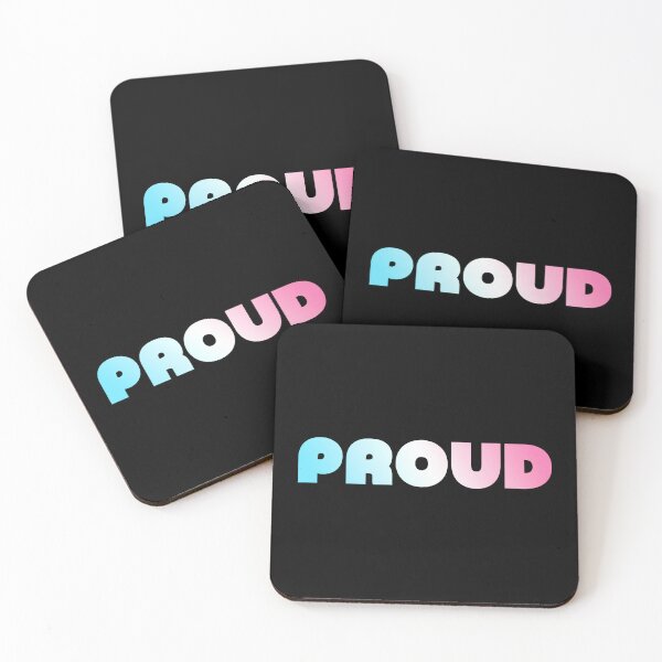 Item preview, Proud - Trans Flag designed and sold by sillyjess.