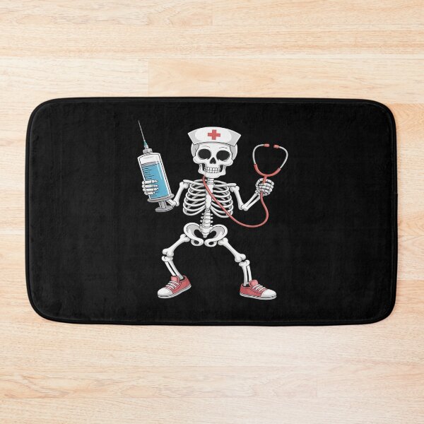 Item preview, Nurse Nursing Health Worker Skeleton Halloween designed and sold by ProudForFunny.