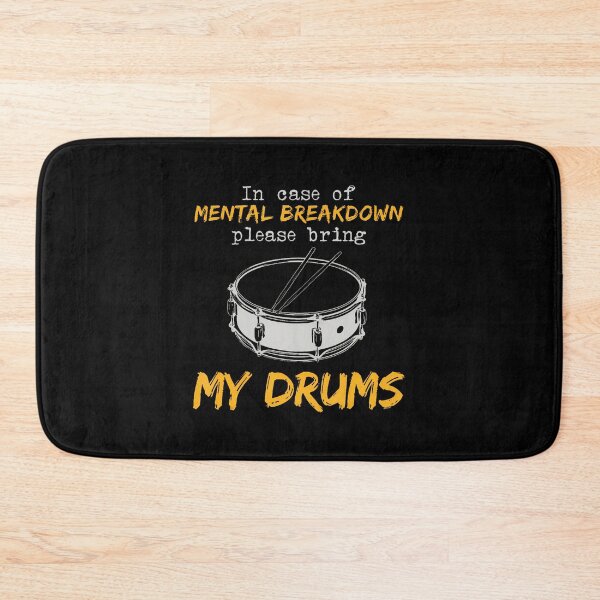 Item preview, Funny Drums In Case Of Mental Breakdown For Drummer designed and sold by desuyomoskov7.