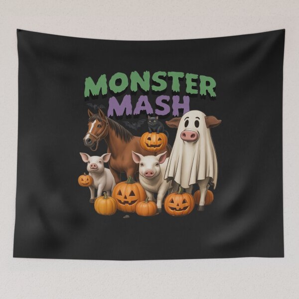 Item preview, Halloween Spooky Season Boo Pumpkin Heifer Monster A Mash 3 designed and sold by Rackaam.