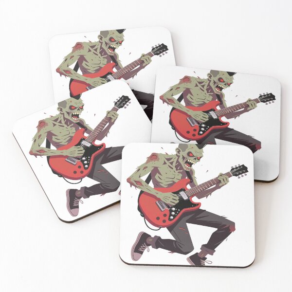Item preview, Undead Rocker Playing Electric Guitar designed and sold by iwzzuel.