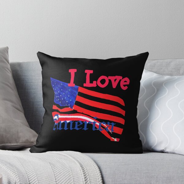 Item preview, I-Love-America-USA-Patriotic-American-Flag-Tshirt designed and sold by LucasGimenez1.