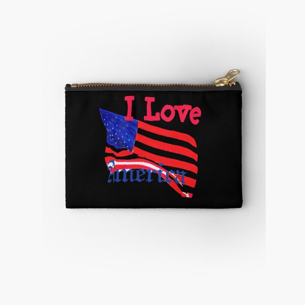 Item preview, I-Love-America-USA-Patriotic-American-Flag-Tshirt designed and sold by LucasGimenez1.