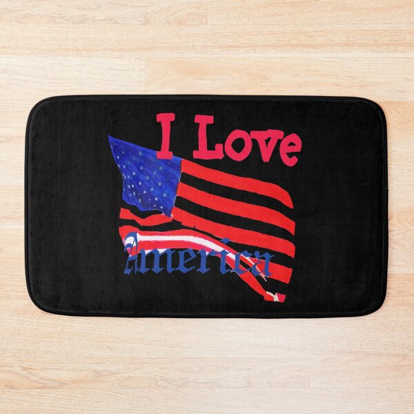 Item preview, I-Love-America-USA-Patriotic-American-Flag-Tshirt designed and sold by LucasGimenez1.