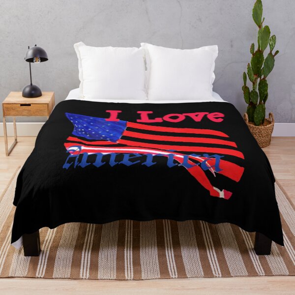 Item preview, I-Love-America-USA-Patriotic-American-Flag-Tshirt designed and sold by LucasGimenez1.