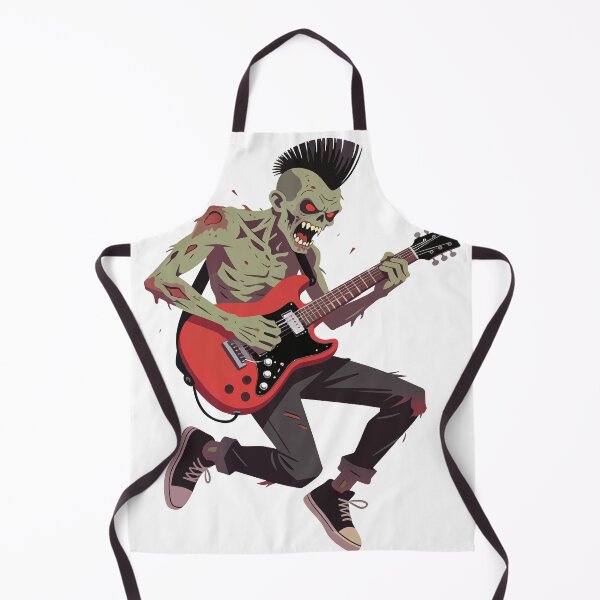 Item preview, Undead Rocker Playing Electric Guitar designed and sold by iwzzuel.