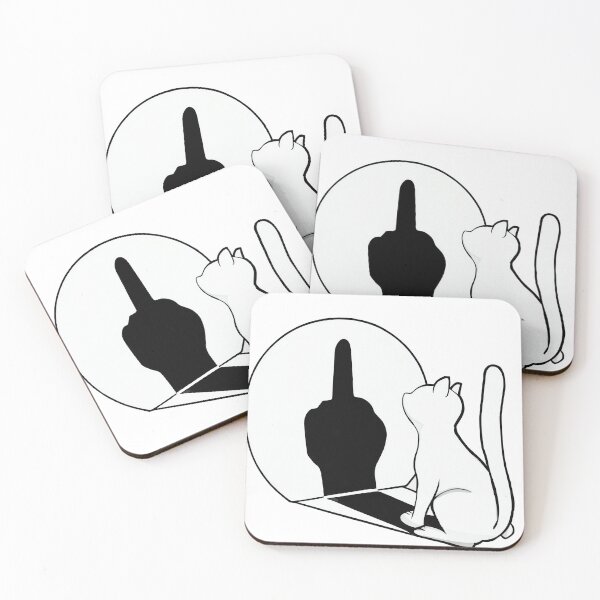 Item preview, Funny Cat Shadow Illusion Sketch designed and sold by lvlupthreads.