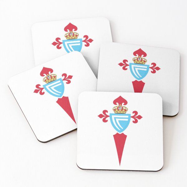 Item preview, RC Celta Vigo Crest – Sky Blue and Red Spanish Football Emblem designed and sold by RAVisuals.
