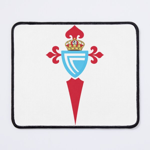 Item preview, RC Celta Vigo Crest – Sky Blue and Red Spanish Football Emblem designed and sold by RAVisuals.