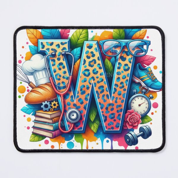 Item preview, Alphabet Fusion Art – Letter W (A–Z Collection) designed and sold by buycostarica.