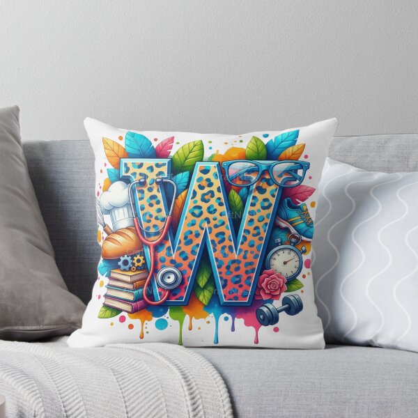 Item preview, Alphabet Fusion Art – Letter W (A–Z Collection) designed and sold by buycostarica.