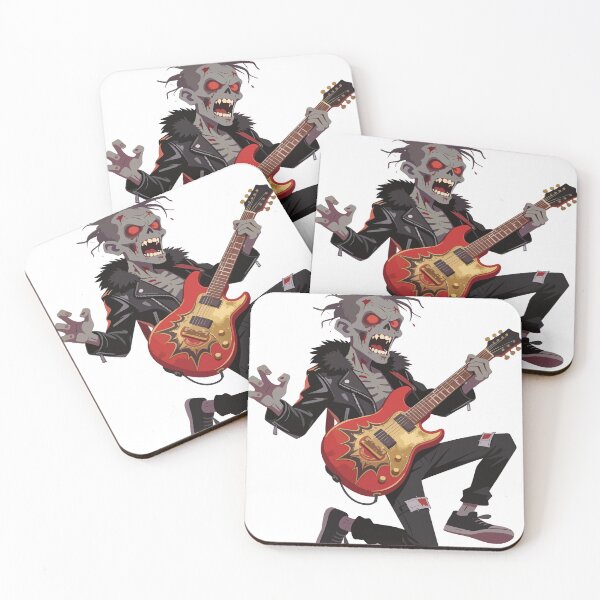 Item preview, Undead Rocker Playing Electric Guitar designed and sold by iwzzuel.