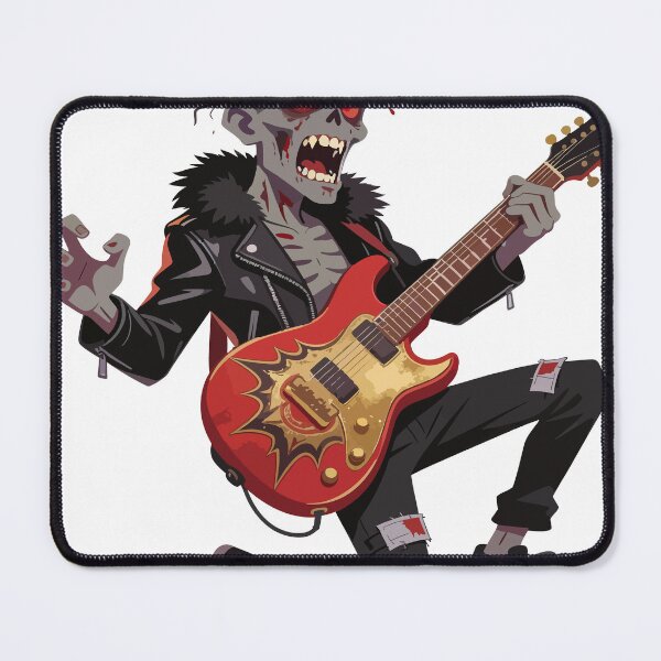 Item preview, Undead Rocker Playing Electric Guitar designed and sold by iwzzuel.