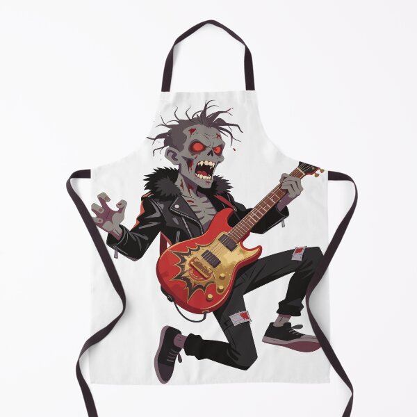 Item preview, Undead Rocker Playing Electric Guitar designed and sold by iwzzuel.