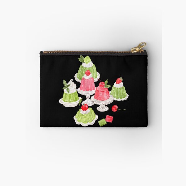 Item preview, Lime and Berries Jelly Desserts in Watercolor designed and sold by andrebalest.art.