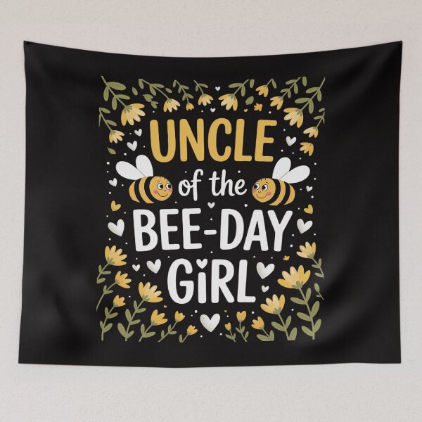Item preview, Uncle of the Bee-Day Girl Bee Birthday Party Matching Family designed and sold by czechascheledu.