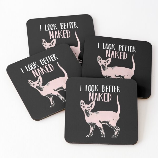 Item preview, I-Look-Better-Naked-Sphynx-Cat-Shirt  designed and sold by LucasGimenez1.