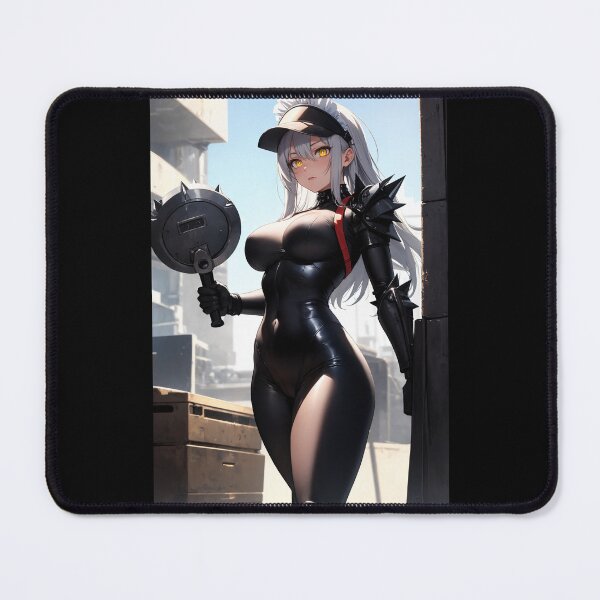 Item preview, Mawanoda Tomisago - Cyberpunk Combat Maid Anime Warrior Sticker designed and sold by iloveanimechibi.