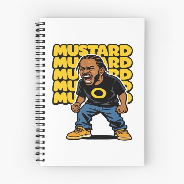 Item preview, Kendrick Lamar Mustard Shouting Rap Caricature T-Shirt designed and sold by LeighlaF45.