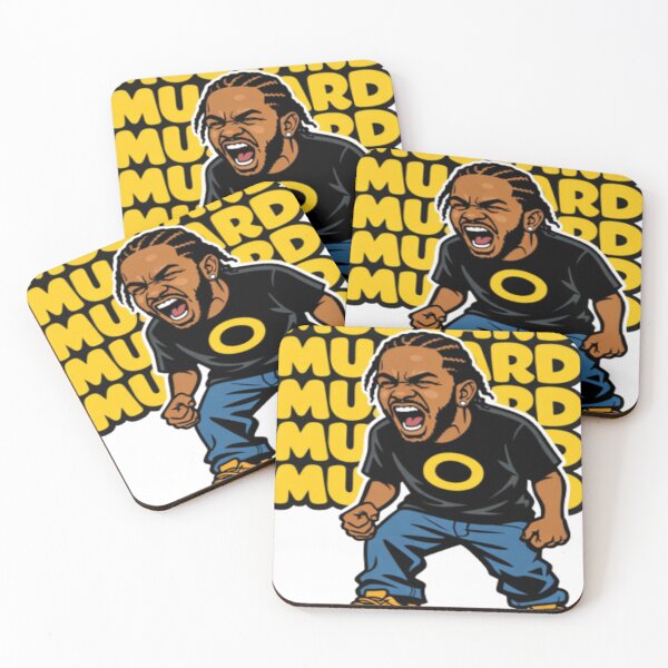 Item preview, Kendrick Lamar Mustard Shouting Rap Caricature T-Shirt designed and sold by LeighlaF45.