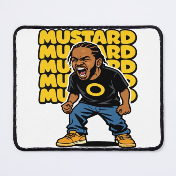 Item preview, Kendrick Lamar Mustard Shouting Rap Caricature T-Shirt designed and sold by LeighlaF45.