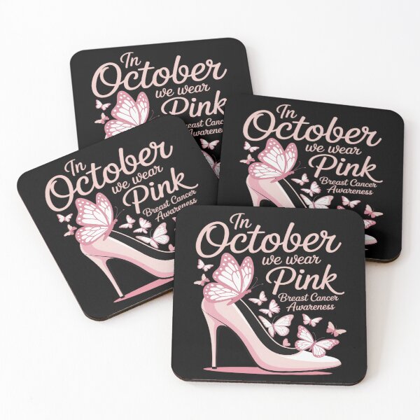 Item preview, October Wear Pink Breast Cancer Support Awareness designed and sold by ProudForFunny.