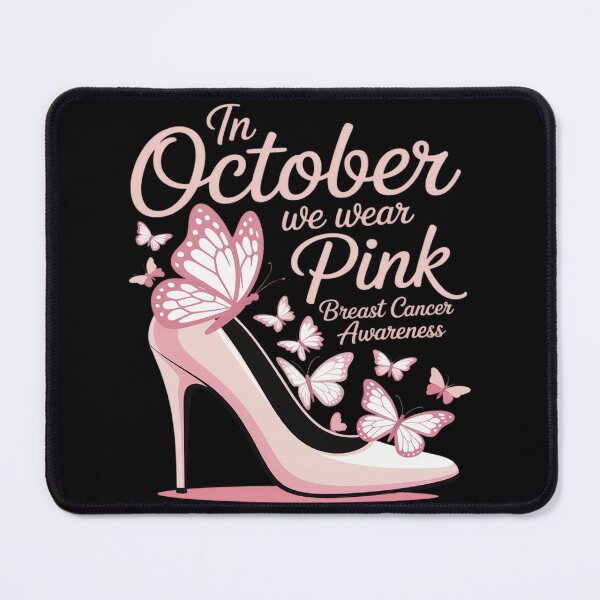 Item preview, October Wear Pink Breast Cancer Support Awareness designed and sold by ProudForFunny.