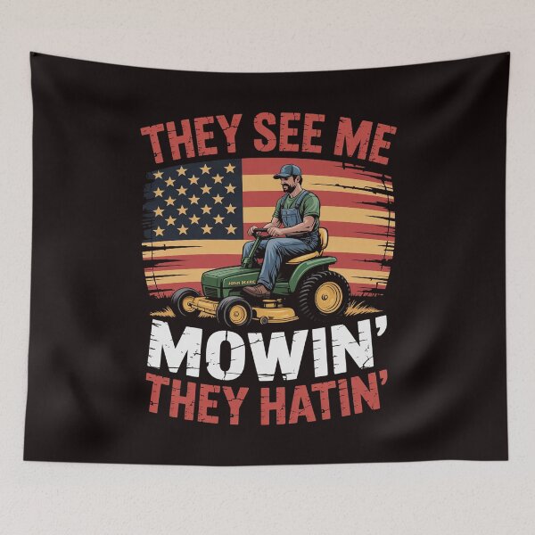 Item preview, Lawn Mowing  See Me Mowing They Hatin Garden Dad designed and sold by lavethediso.