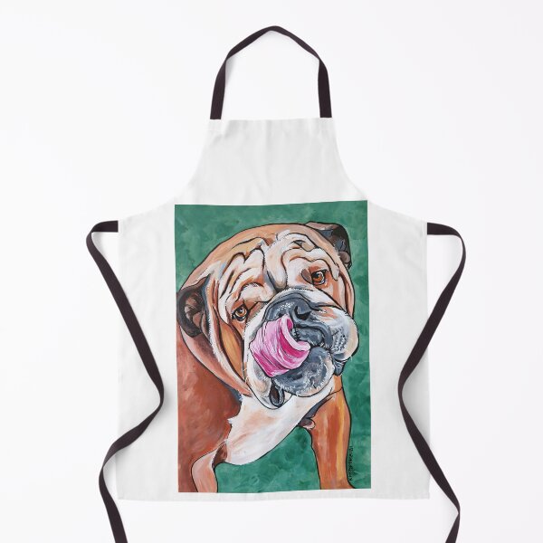 Item preview, Sad Bulldog Kisses with tongue designed and sold by KatMac69.